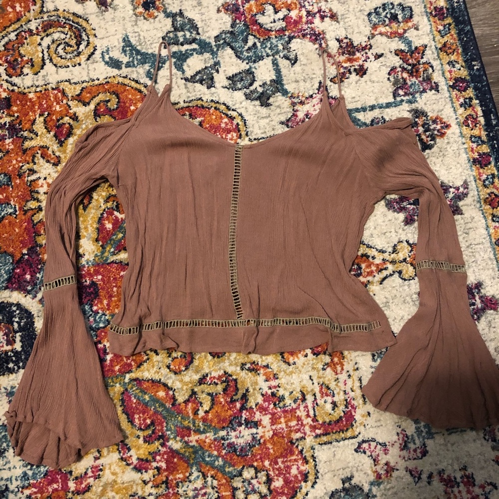 Bobbles and Lace crop top.